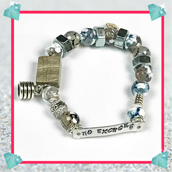 "No Excuses" Bracelet