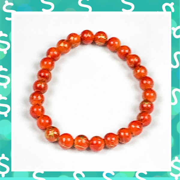 "Orange Glaze" Bracelet